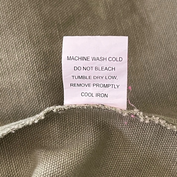 Floriana | Green cotton zip front jacket embroidered details women’s siz… - Picture 11 of 11